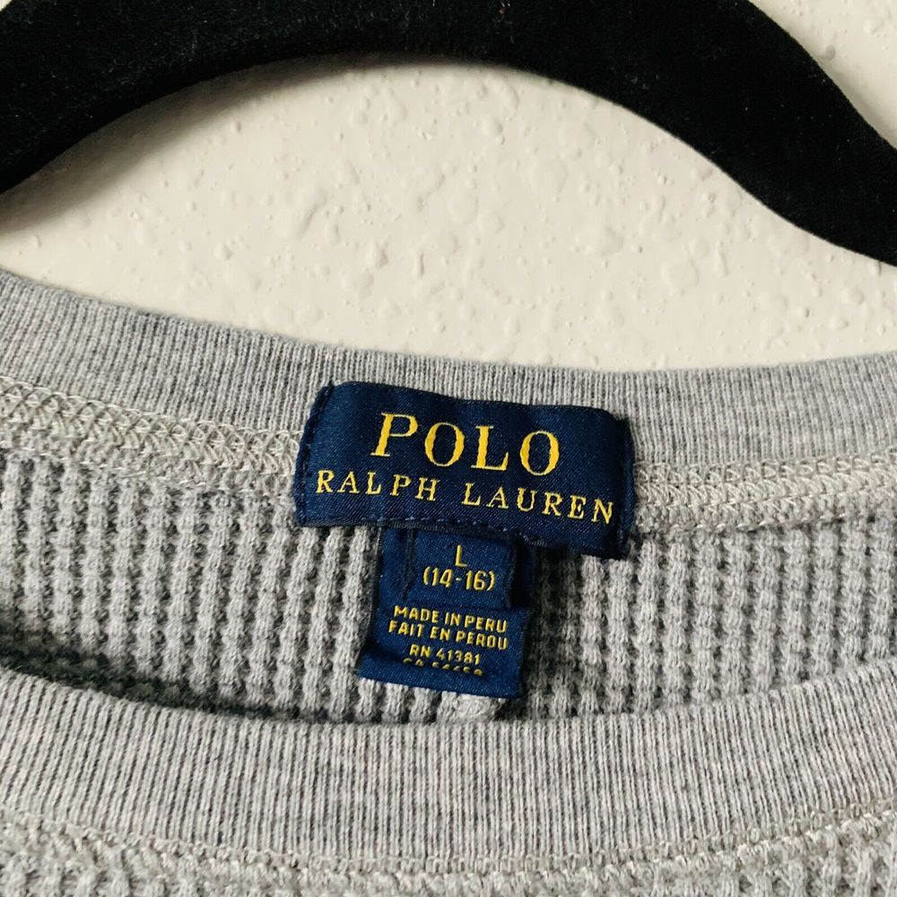 Polo Ralph Lauren Flag Long Sleeve Thermal - Picture 3 of 4